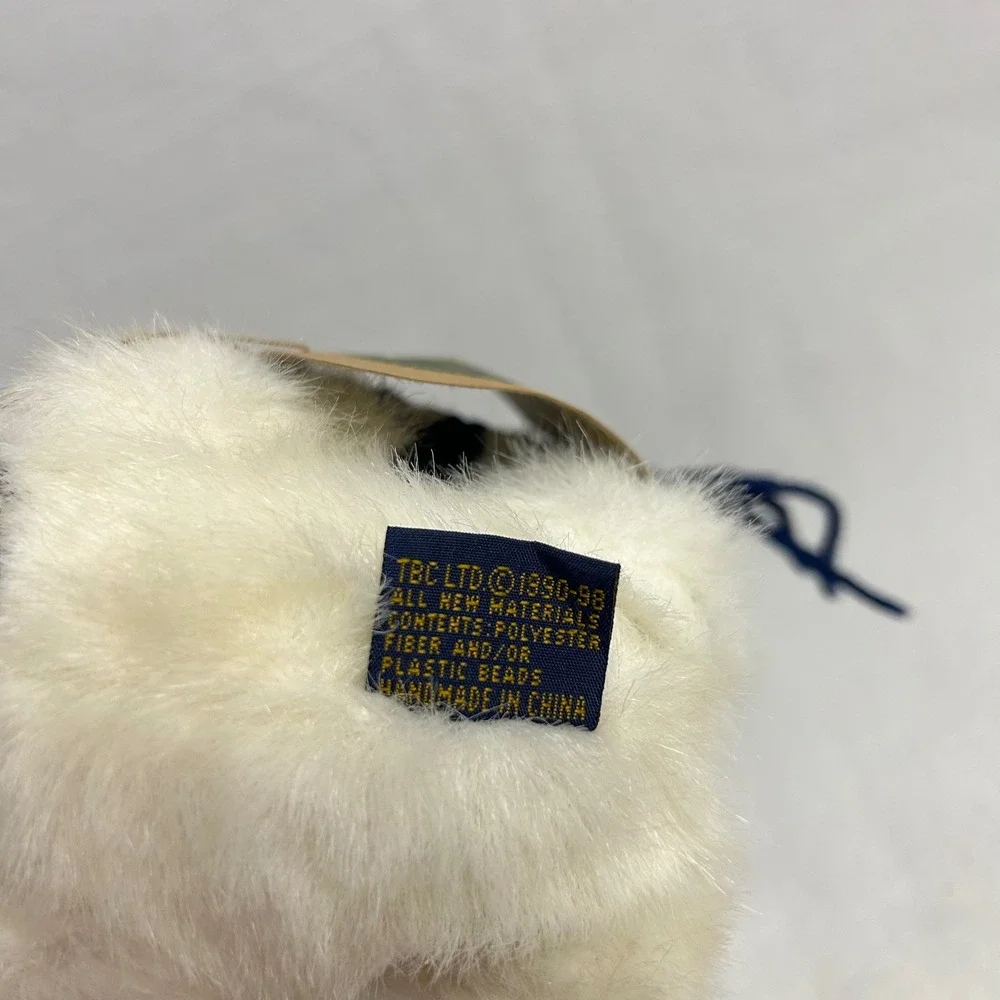 Collectable Boyds Bears & Friends  Small White‎ Polar Bear Scarf Mittens